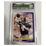 Graded Vintage Brett Favre Rookie 1991 Score #611