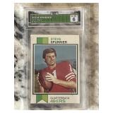 Vintage Graded 1973 Topps Steve Spurrier #481