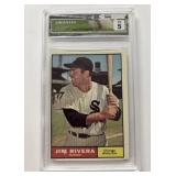 Vintage Graded 1961 Topps Jim Rivera #367