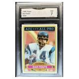 Vintage Graded 1980 Topps Dan Fouts #520 San