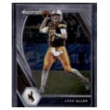 Rare Wyoming Uniform Josh Allen Chrome Prizm