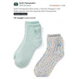 New Earth Therapeutics Aloe Socks, 2 Pair Per