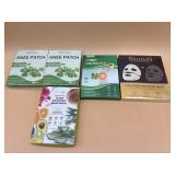New facial masks and knee pain patches best by