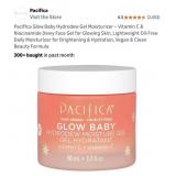 New Pacifica Glow Baby Hydrodew Gel Moisturizer ï¿½