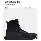 New size 11 Under Armour Valsetz ZipMen
