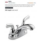 New Delta Foundations Centerset Chrome Bathroom