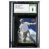 VINTAGE GRADED 2001 UPPER DECK ROOKIE TIGER WOODS