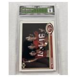 Graded Joe Montana 1991 Upper Deck #54 San