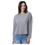 New 3XL Lee womens Crew Neck Cropped Waffle Knit