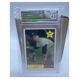 Vintage Graded 1961 Topps Set Break J.C. Martin