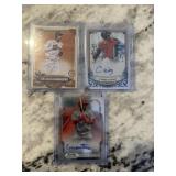 RARE LOT OF AUTOGRAPHED MLB BASEBALL CARDS -