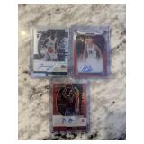 RARE LOT OF AUTOGRAPHED NBA CARDS - ROOKIES &