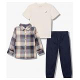 New Size 3/6 Months Nautica Baby Boys 3pc Woven
