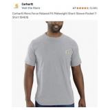 New size small Carhartt Mens Force Relaxed Fit