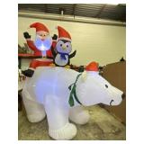 New huge Lighted Christmas Inflatable Polar Bear