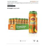 New Lipton Fusions, Pineapple Mango Lemonade Iced
