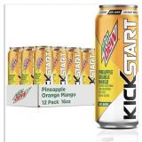 Mountain Dew Kickstart, Pineapple Orange Mango,