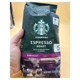 New Starbucks espresso roast whole bean coffee