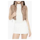 New Medium Forever 21 Womenï¿½s Quilted Faux