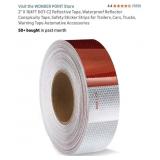 New 2" X 164FT DOT-C2 Reflective Tape, Waterproof
