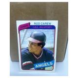 Vintage 1980 Topps Set Break Rod Carew Angels HOF