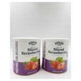 New (lot of 2) Augason Farms Freeze Dried Sliced