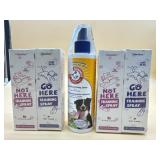 New pet training sprays and deodorizing spray!