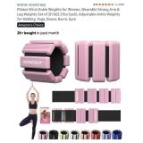 New Pilates Wrist Ankle Weights for Women,