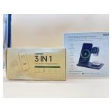 (Lot of two) Wireless Charger, 3 in 1 Wireless