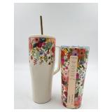 New CORKCICLE x Rifle Paper Co tumbler and cold