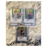 RARE LOT OF AUTOGRAPHED TENNIS CARDS