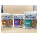 New Purely Elizabeth granolas best by March 2026
