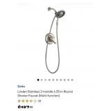 Linden Stainless 2-handle 6.33-in RoundShower