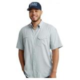 New XL HUK Mens Tide Point Pattern Short Sleeve