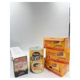 Nescafï¿½ Frothy Coffee and Ricoffy with three