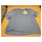 New 3XL Vince Women's Linen Relaxed Crew
