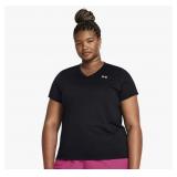 New XL Under Armour Womens Tech Short Sleeve V