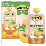 Mottï¿½s Fruit Smoothies Vanilla Peach, 4.2 oz