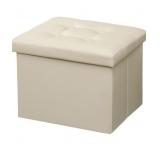 AmasSmile Storage Ottoman Folding Foot Rest