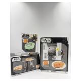 STARWARS 2 slice toaster,  Wafflemaker and mini