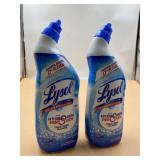Lot of 2 Lysol Toilet Bowl Cleaner Gel,