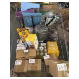 Grocery cart full of grocery and miss new items