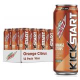 New Mountain Dew Kickstart, Orange Citrus, 92mg