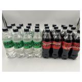 New Lot of 4 -  Sprite Zero and Coke Zero, 16.9oz