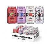 New Culture Pop Soda, Jazzy & Juicy Variety Pack,