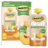 Mottï¿½s Fruit Smoothies Vanilla Peach, 4.2 oz