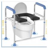 New Medhelp Raised Toilet Seat with Handles -
