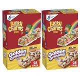 New Golden Grahams Lucky Charms Breakfast Cereal