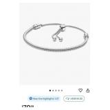 PANDORA Moments Snake Chain Slider Bracelet -