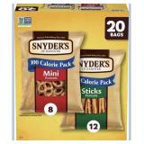 Snyder's of Hanover Variety Pack Pretzels, 20